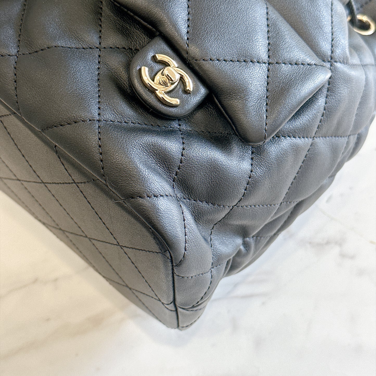 Chanel Drawstring Two Pockets Backpack