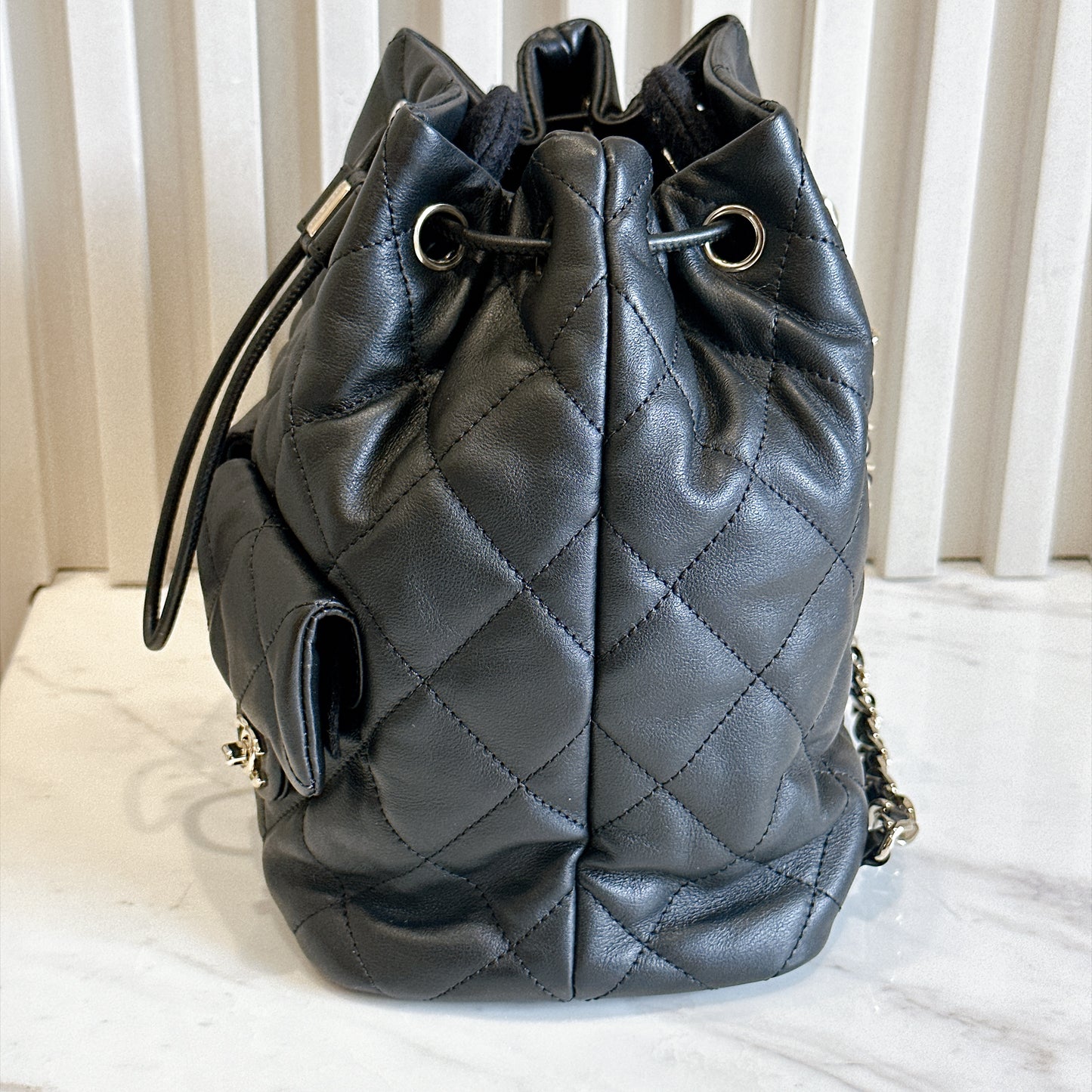 Chanel Drawstring Two Pockets Backpack