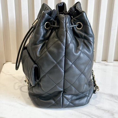 Chanel Drawstring Two Pockets Backpack