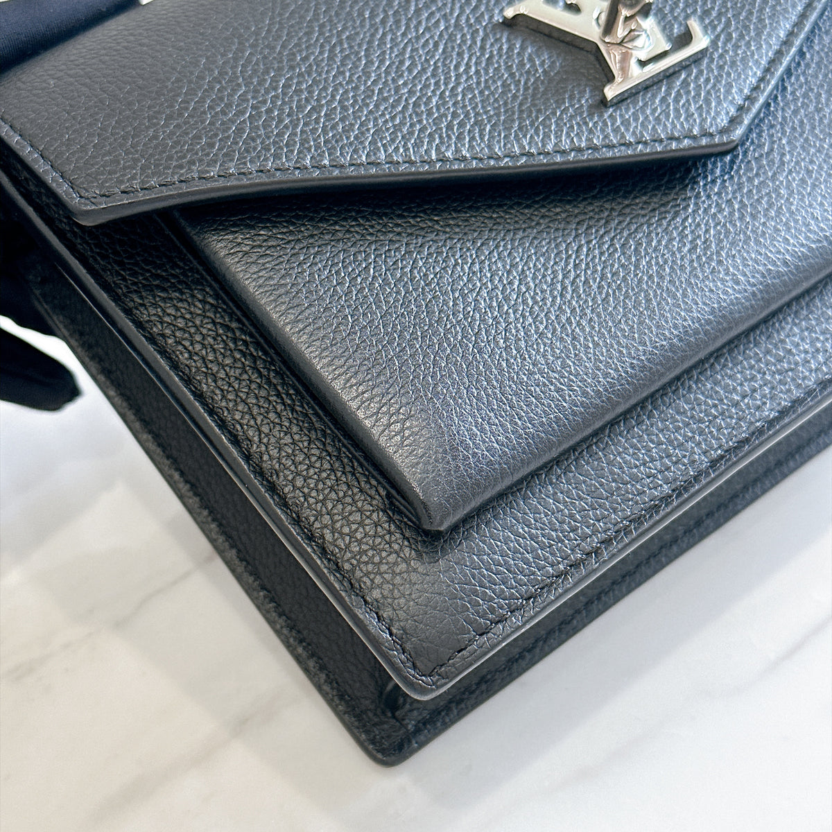 LV Mylockme Chain Pochette in Black