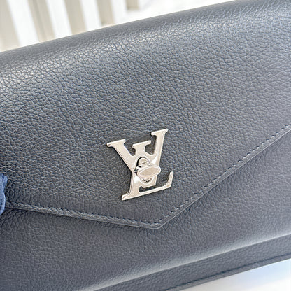 LV Mylockme Chain Pochette in Black