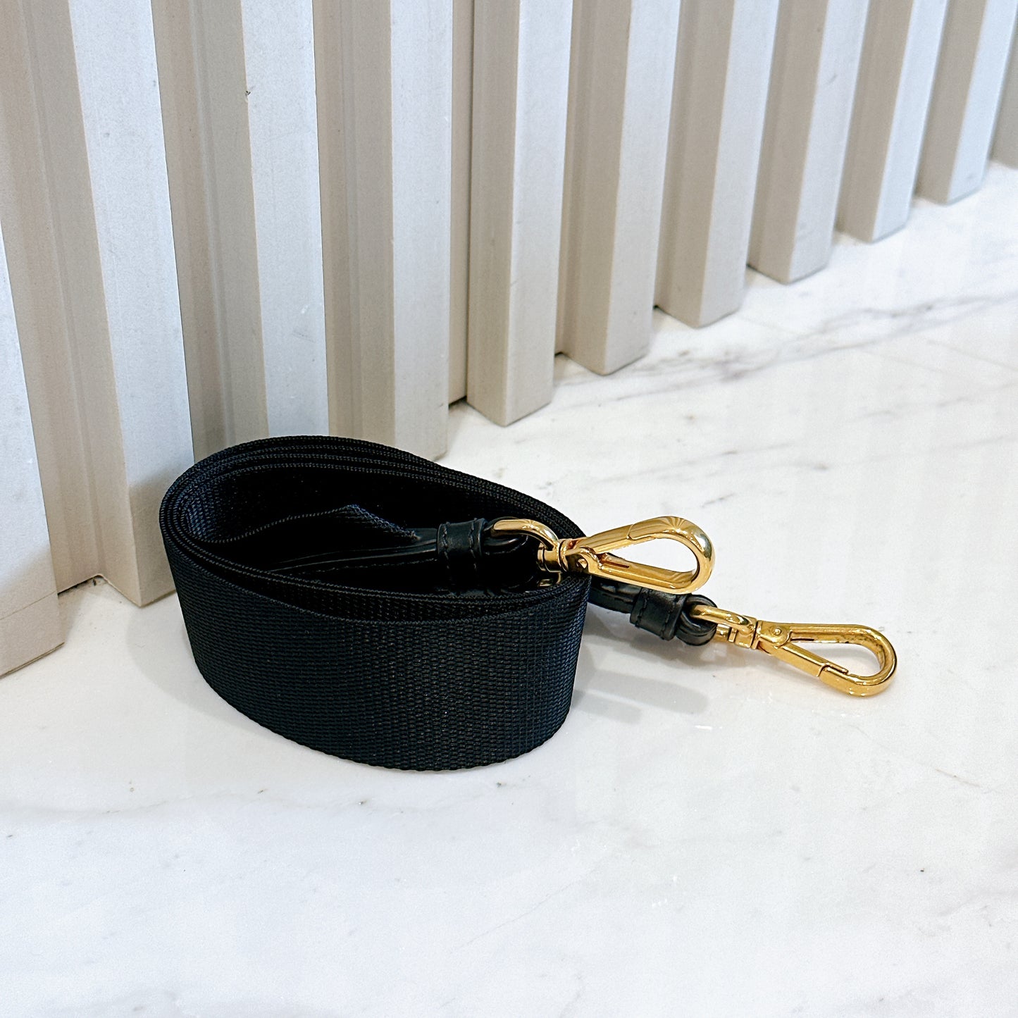Prada Black Nylon and Leather Tote Bag