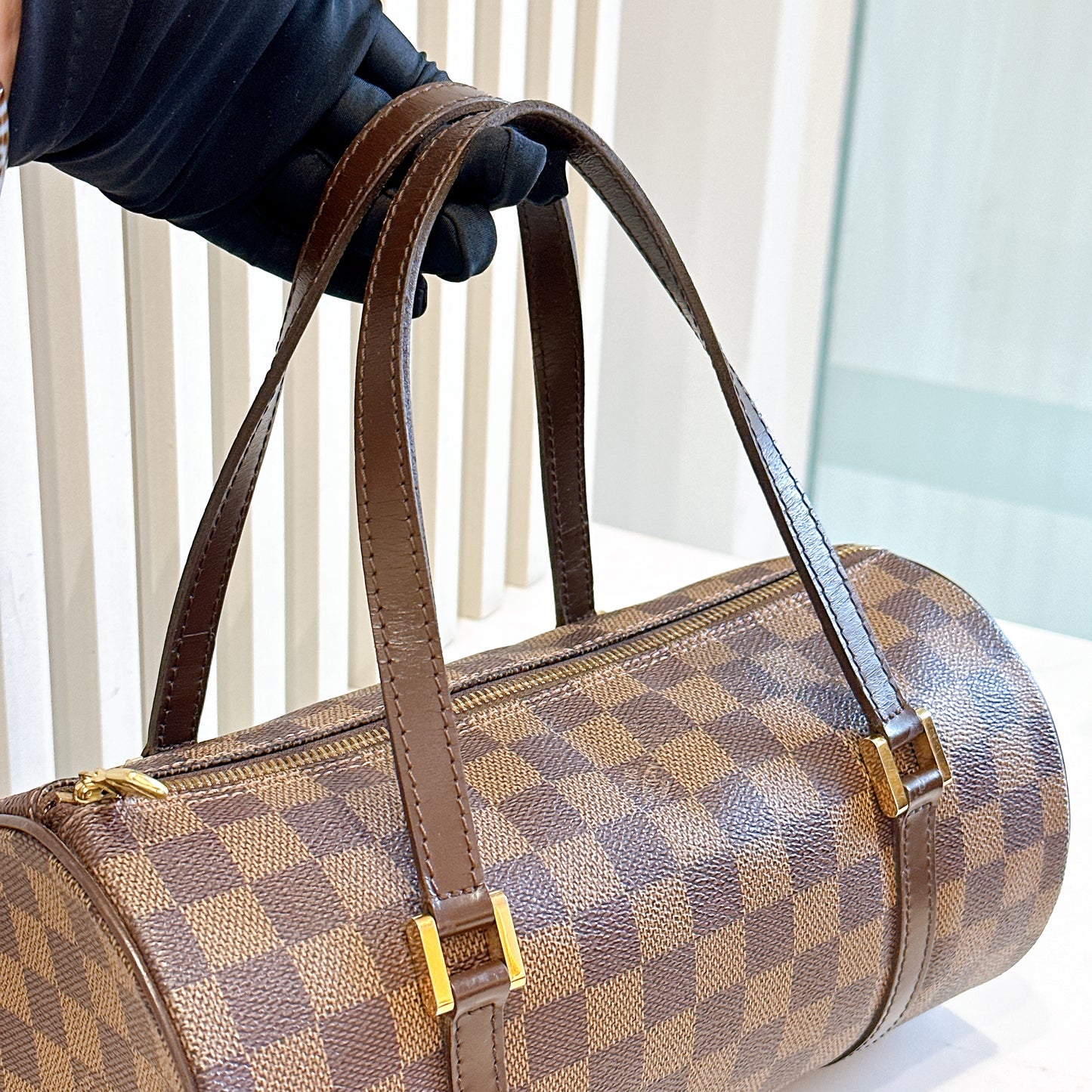LV Damier Ebene Papillon 26