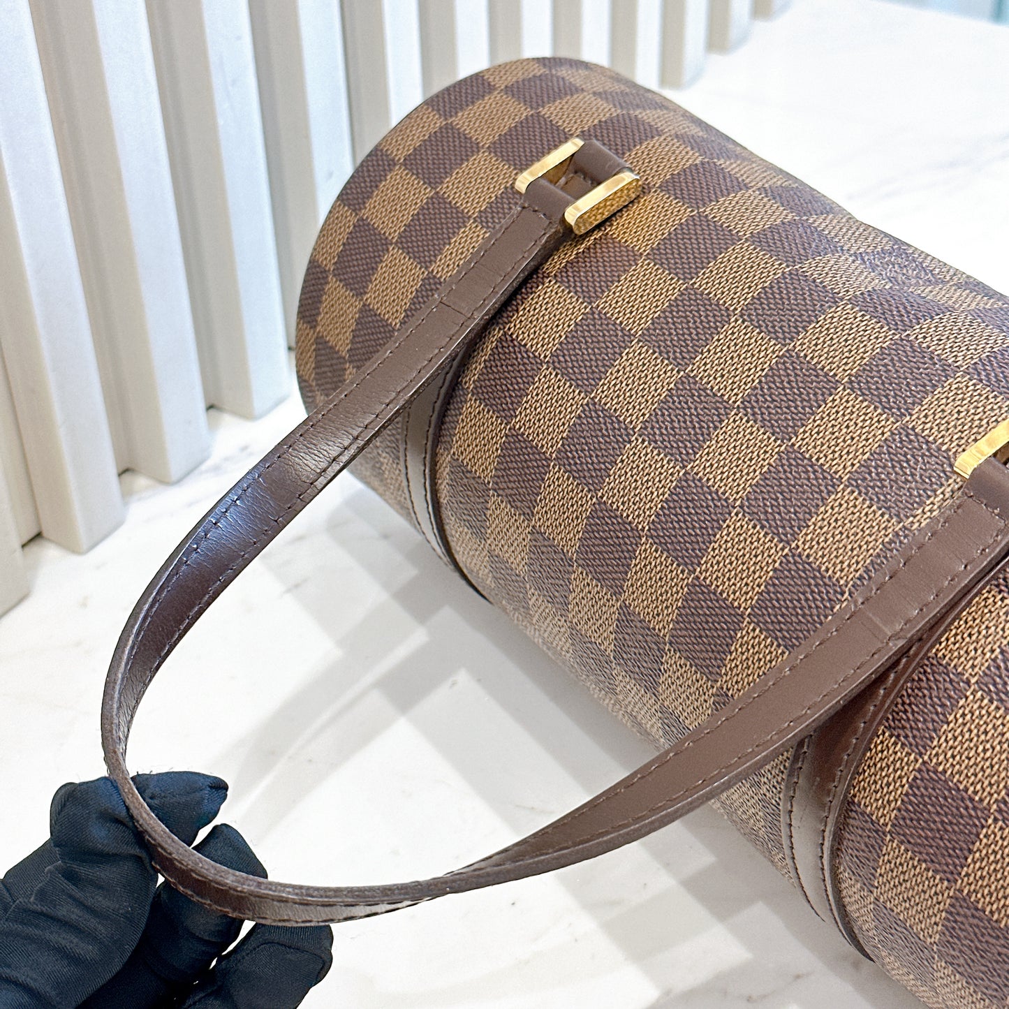 LV Damier Ebene Papillon 26
