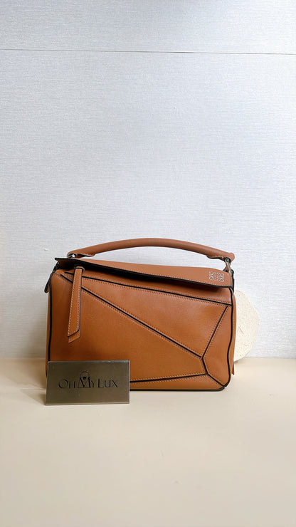 Loewe Small Puzzle in Tan