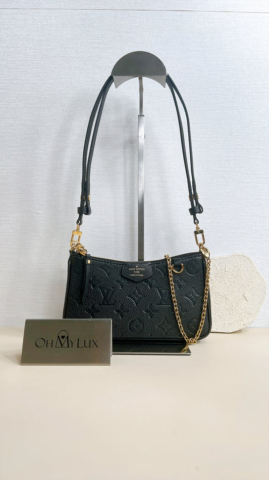 LV Easy Pouch in Black