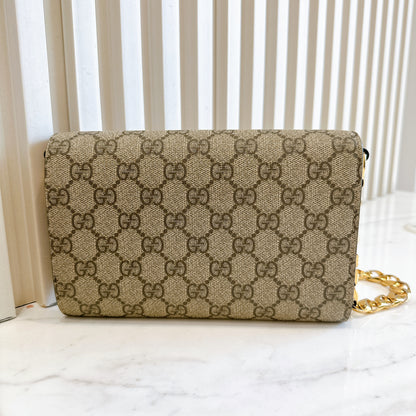Gucci Supreme Mini Horsebit Chain Bag