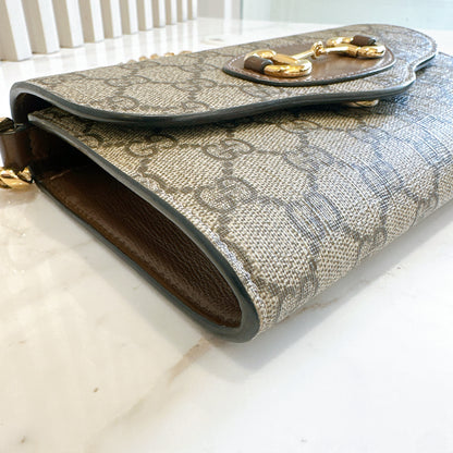 Gucci Supreme Mini Horsebit Chain Bag