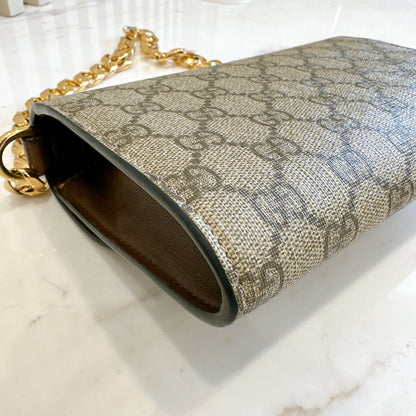 Gucci Supreme Mini Horsebit Chain Bag