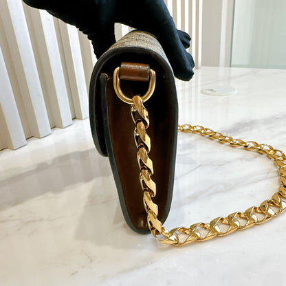 Gucci Supreme Mini Horsebit Chain Bag