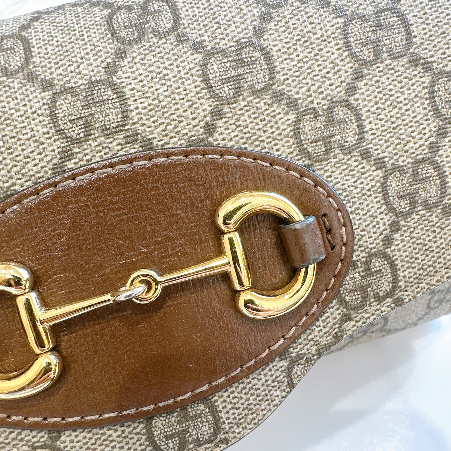 Gucci Supreme Mini Horsebit Chain Bag