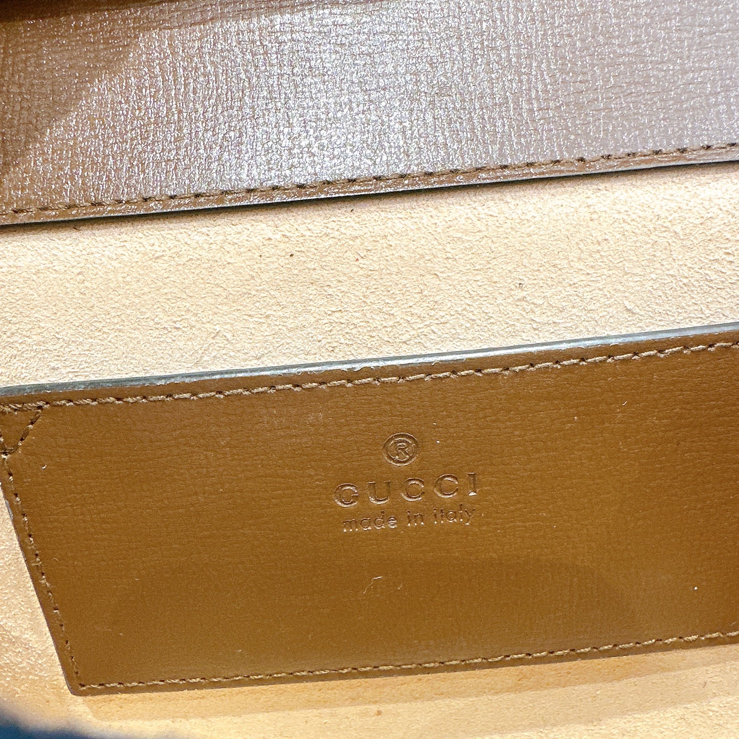 Gucci Supreme Mini Horsebit Chain Bag