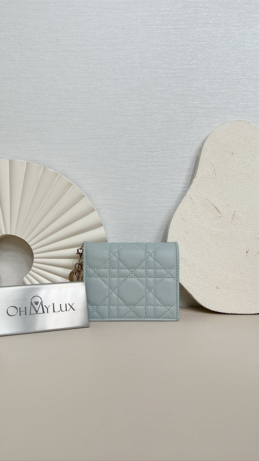 Dior Mini Lady Dior Gardenia Wallet