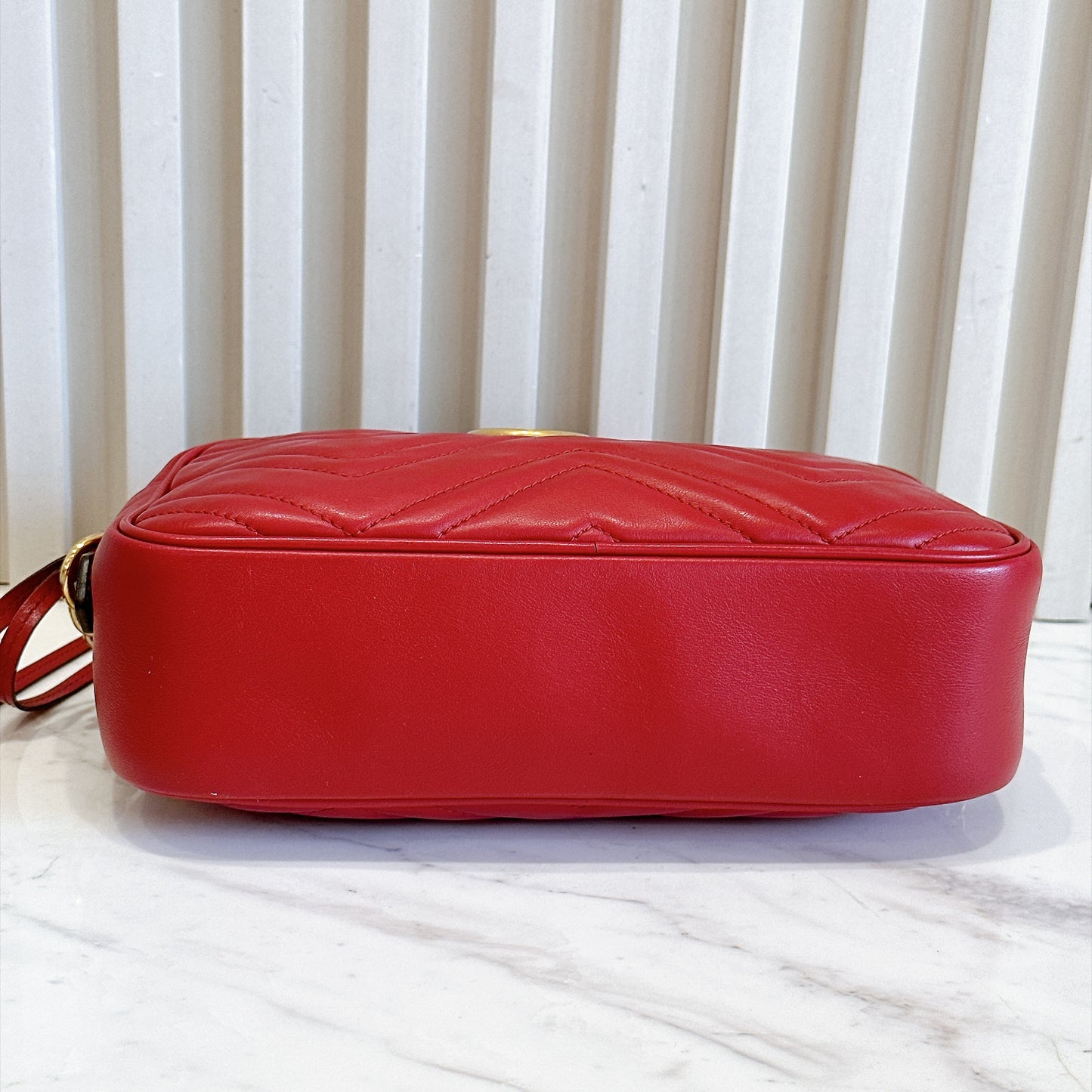 Gucci Marmont Camera Bag in Red Small