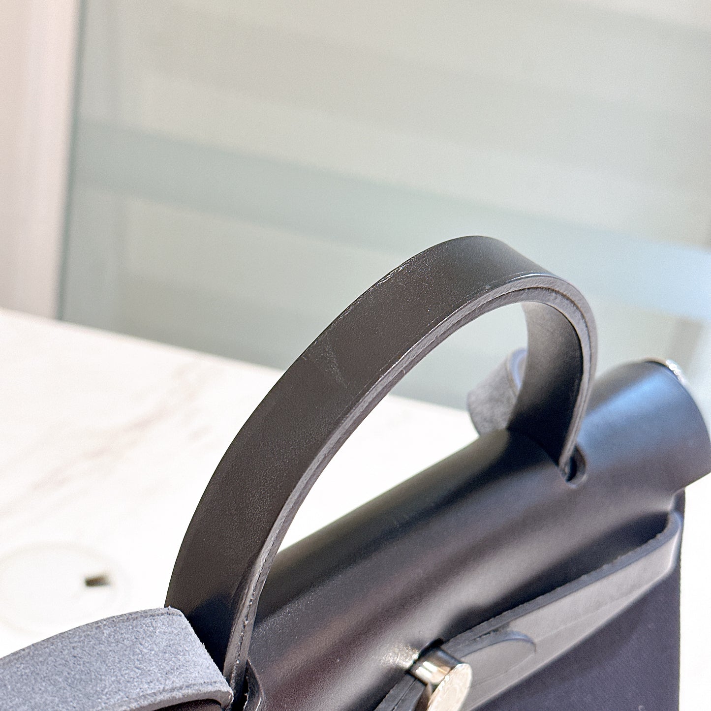 Hermes Herbag Zip 31 in Noir