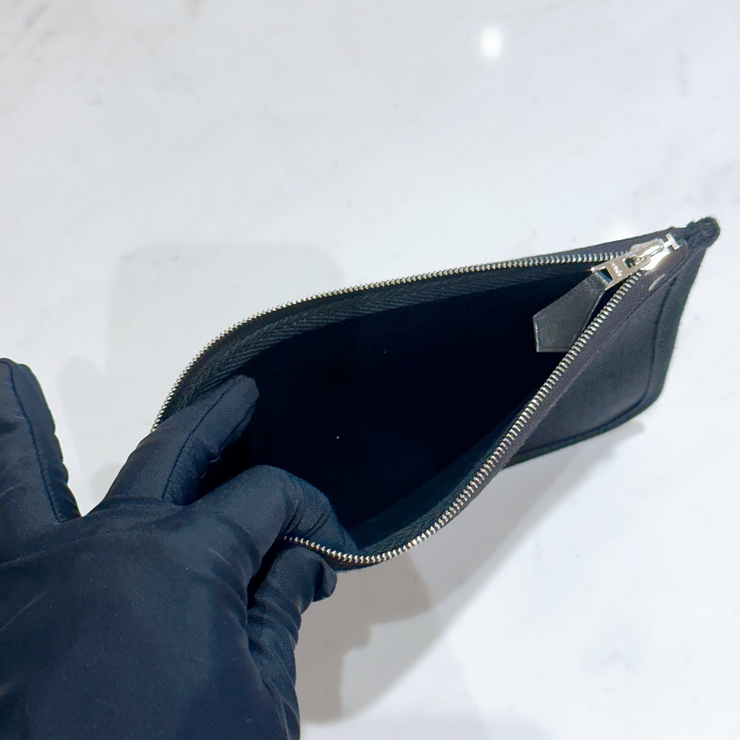 Hermes Herbag Zip 31 in Noir