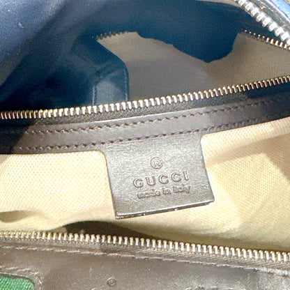 Gucci Boston Web Canvas Bag