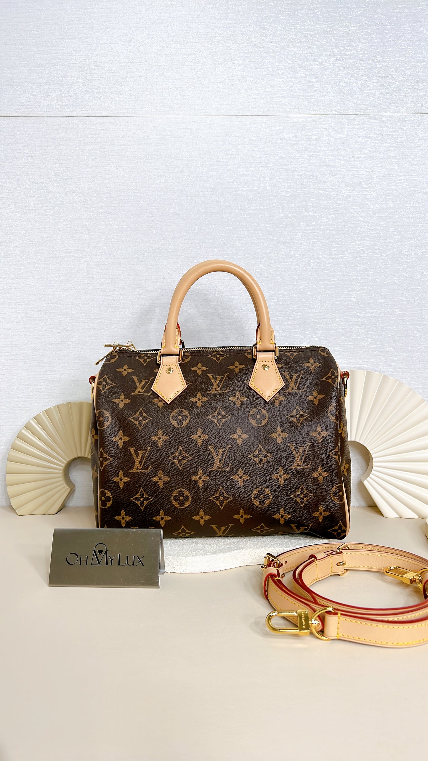 LV Monogram Speedy Bandouliere 25