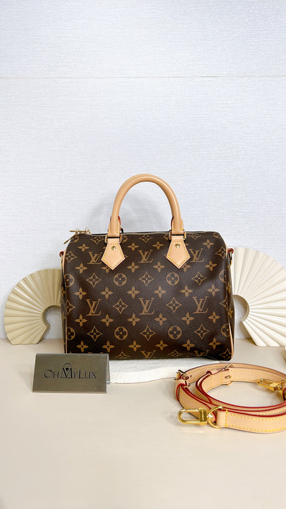 LV Monogram Speedy Bandouliere 25