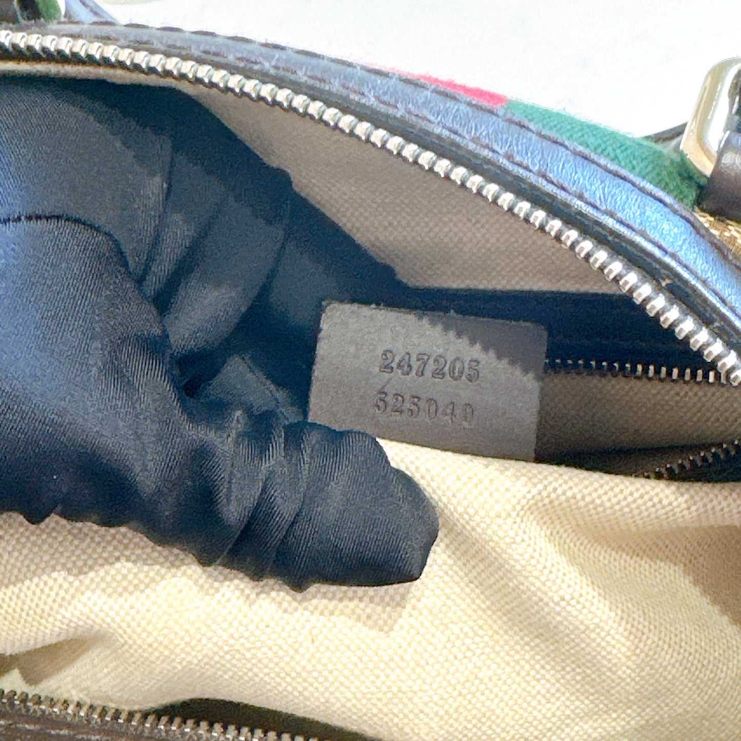 Gucci Boston Web Canvas Bag