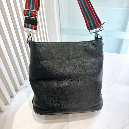 Prada Classic Logo Secchiello Bucket Bag in Nero