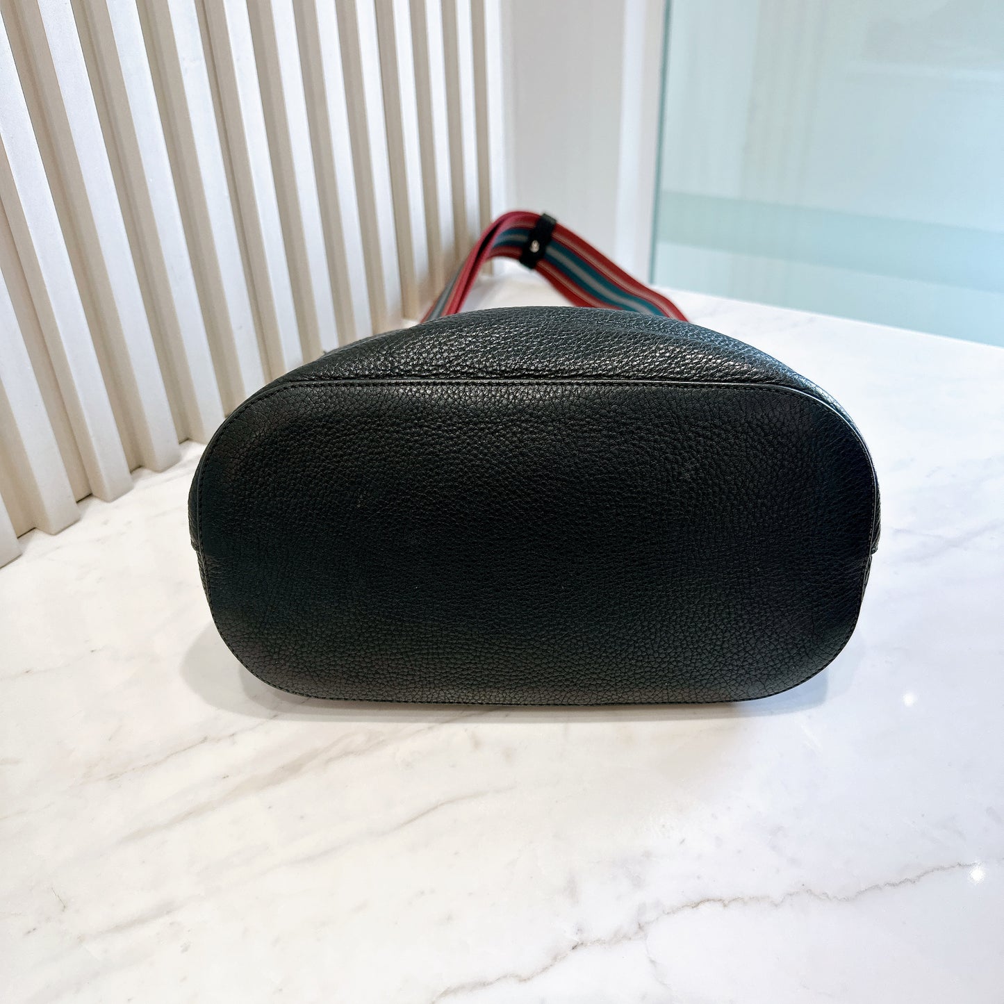 Prada Classic Logo Secchiello Bucket Bag in Nero