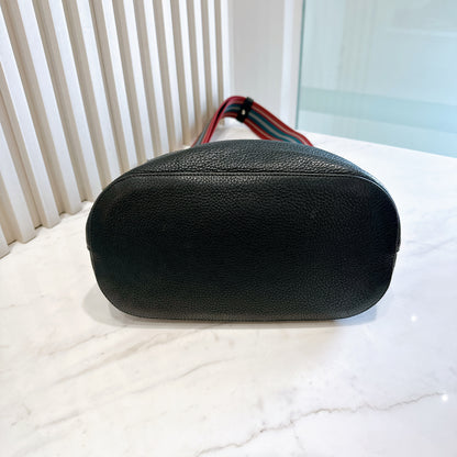 Prada Classic Logo Secchiello Bucket Bag in Nero