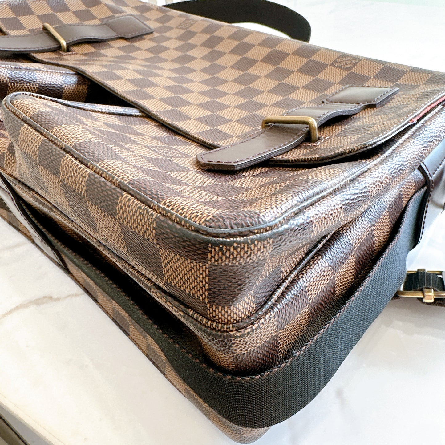 LV Damier Ebene Broadway Messenger Bag