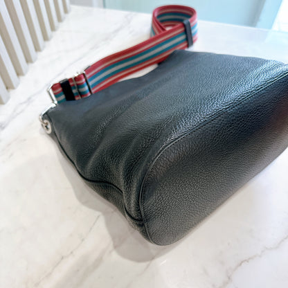 Prada Classic Logo Secchiello Bucket Bag in Nero