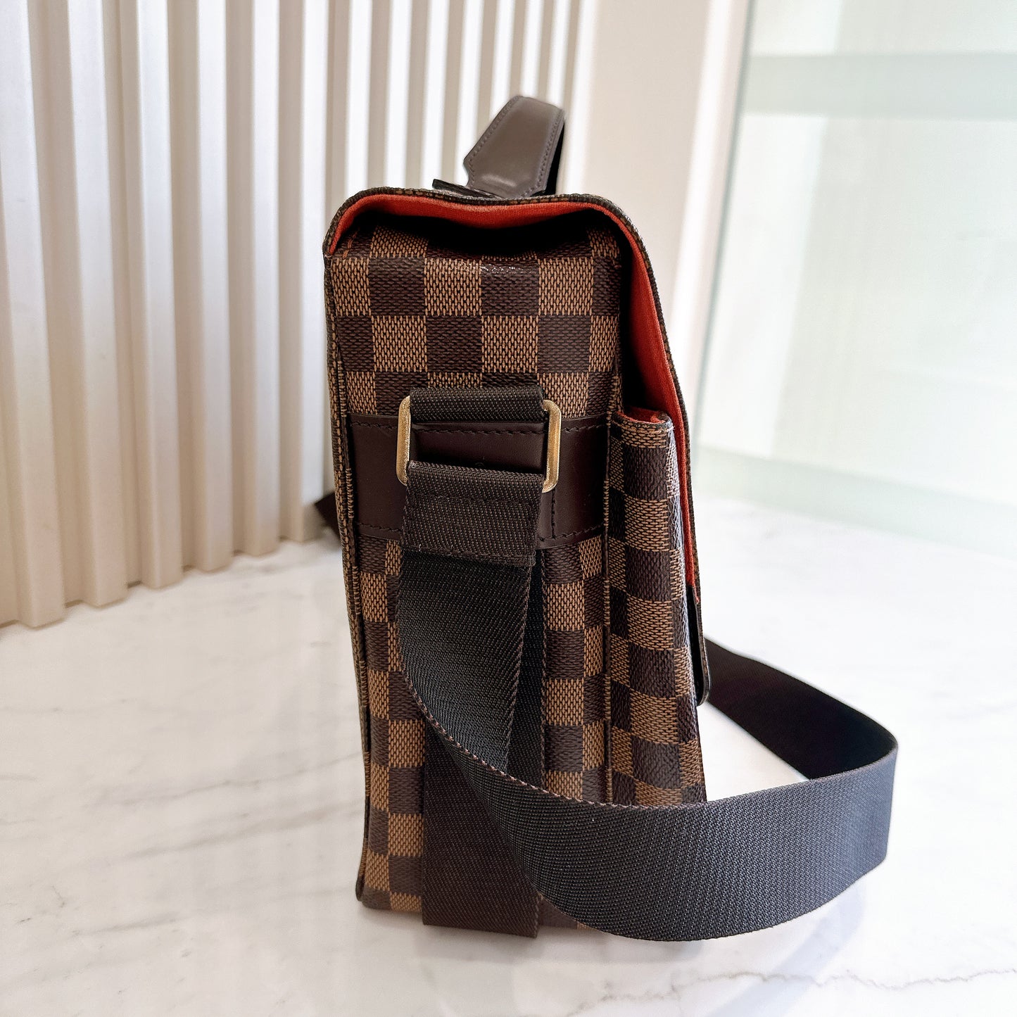LV Damier Ebene Broadway Messenger Bag