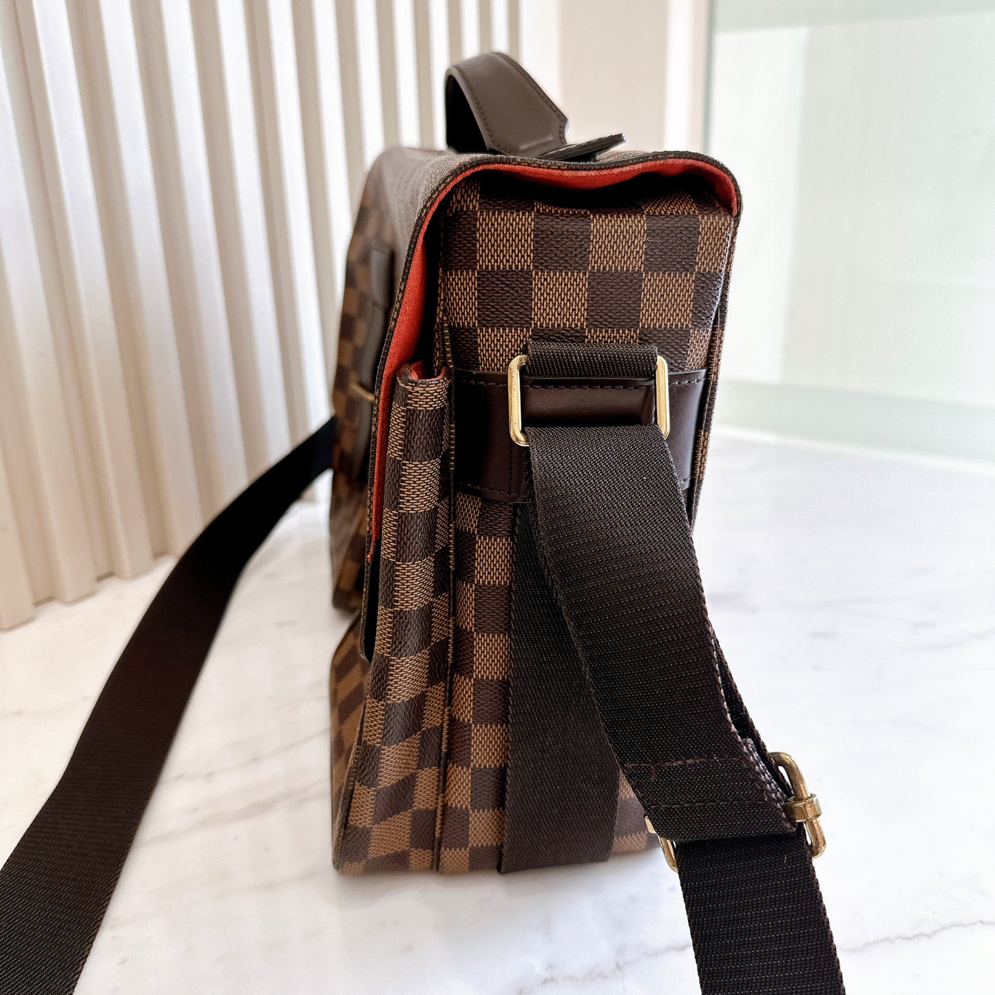 LV Damier Ebene Broadway Messenger Bag