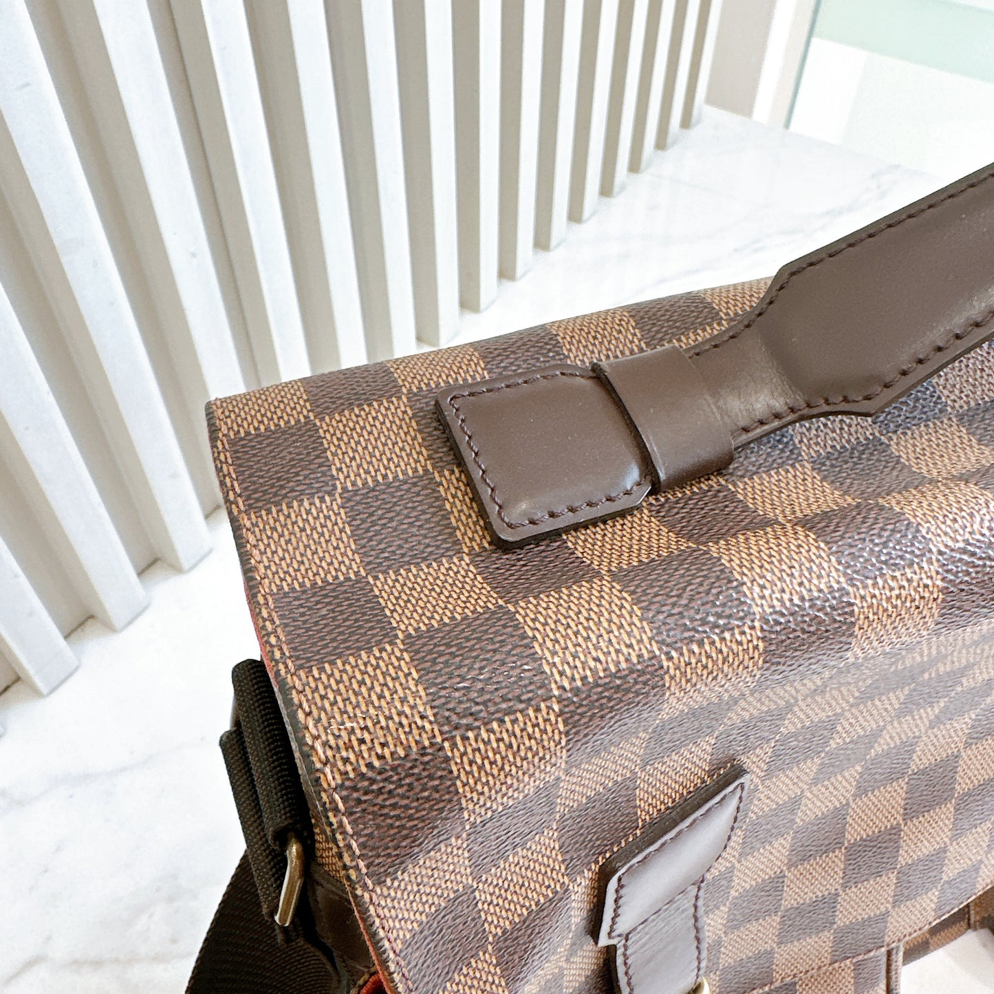 LV Damier Ebene Broadway Messenger Bag