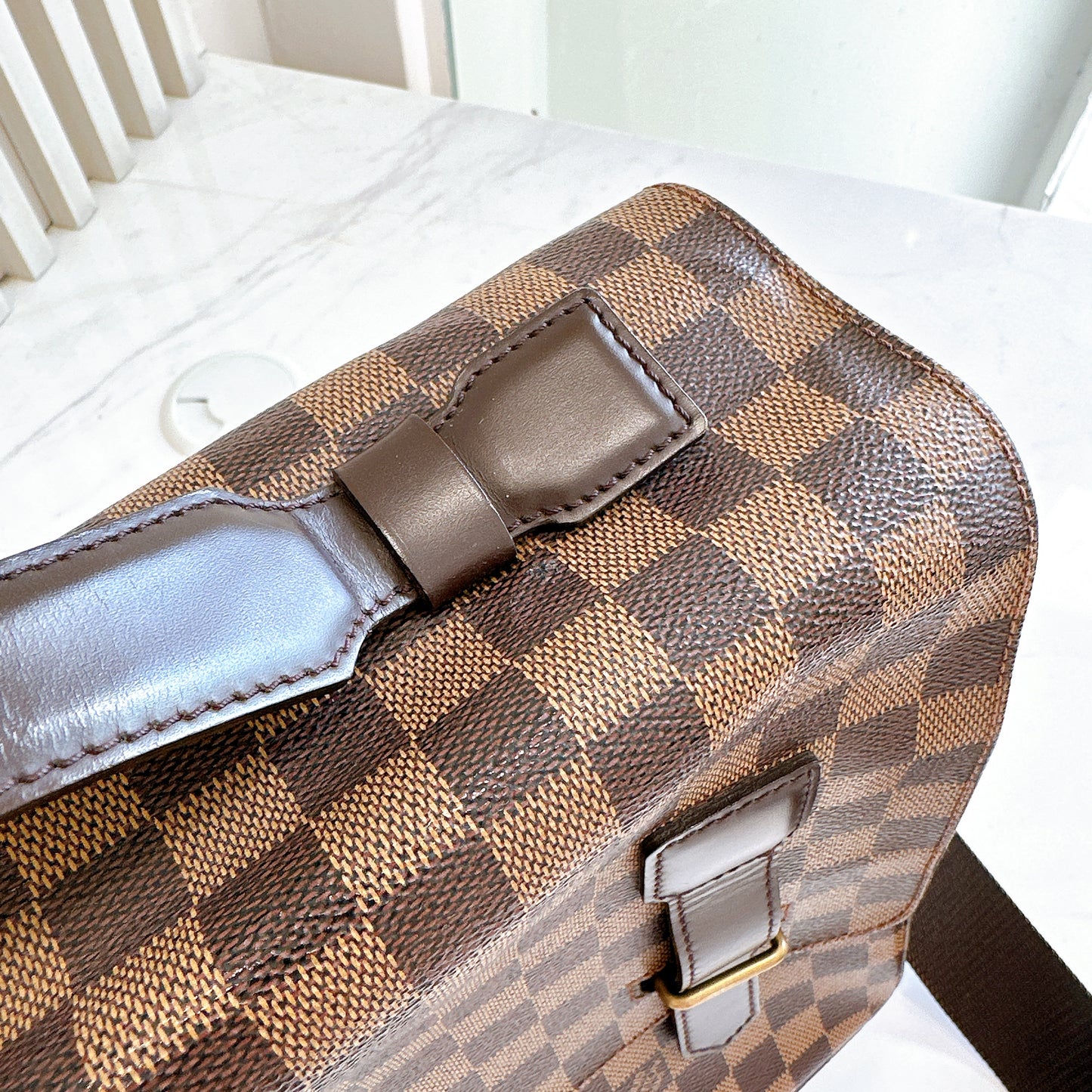 LV Damier Ebene Broadway Messenger Bag