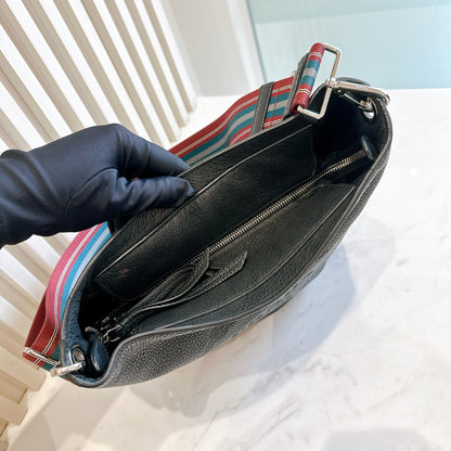Prada Classic Logo Secchiello Bucket Bag in Nero
