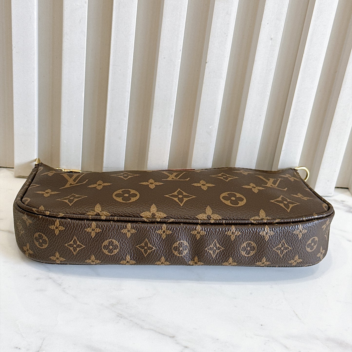 LV Monogram Multi Pochette in Pink Strap