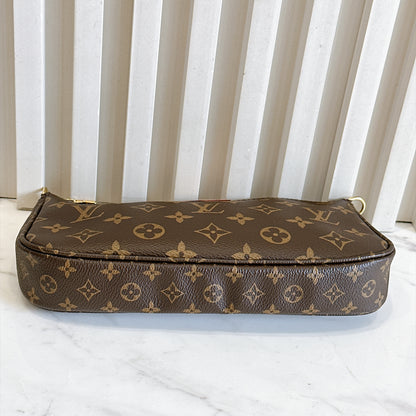 LV Monogram Multi Pochette in Pink Strap