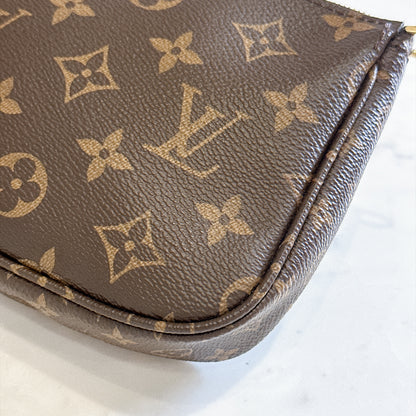 LV Monogram Multi Pochette in Pink Strap