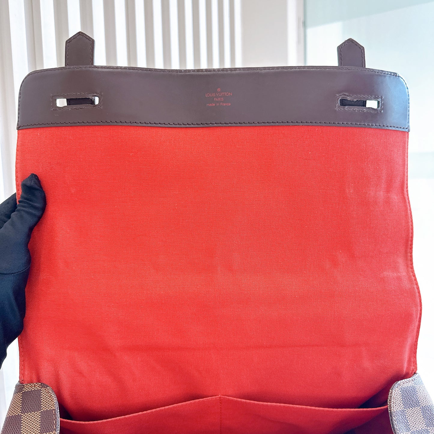 LV Damier Ebene Broadway Messenger Bag