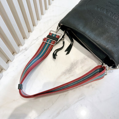 Prada Classic Logo Secchiello Bucket Bag in Nero