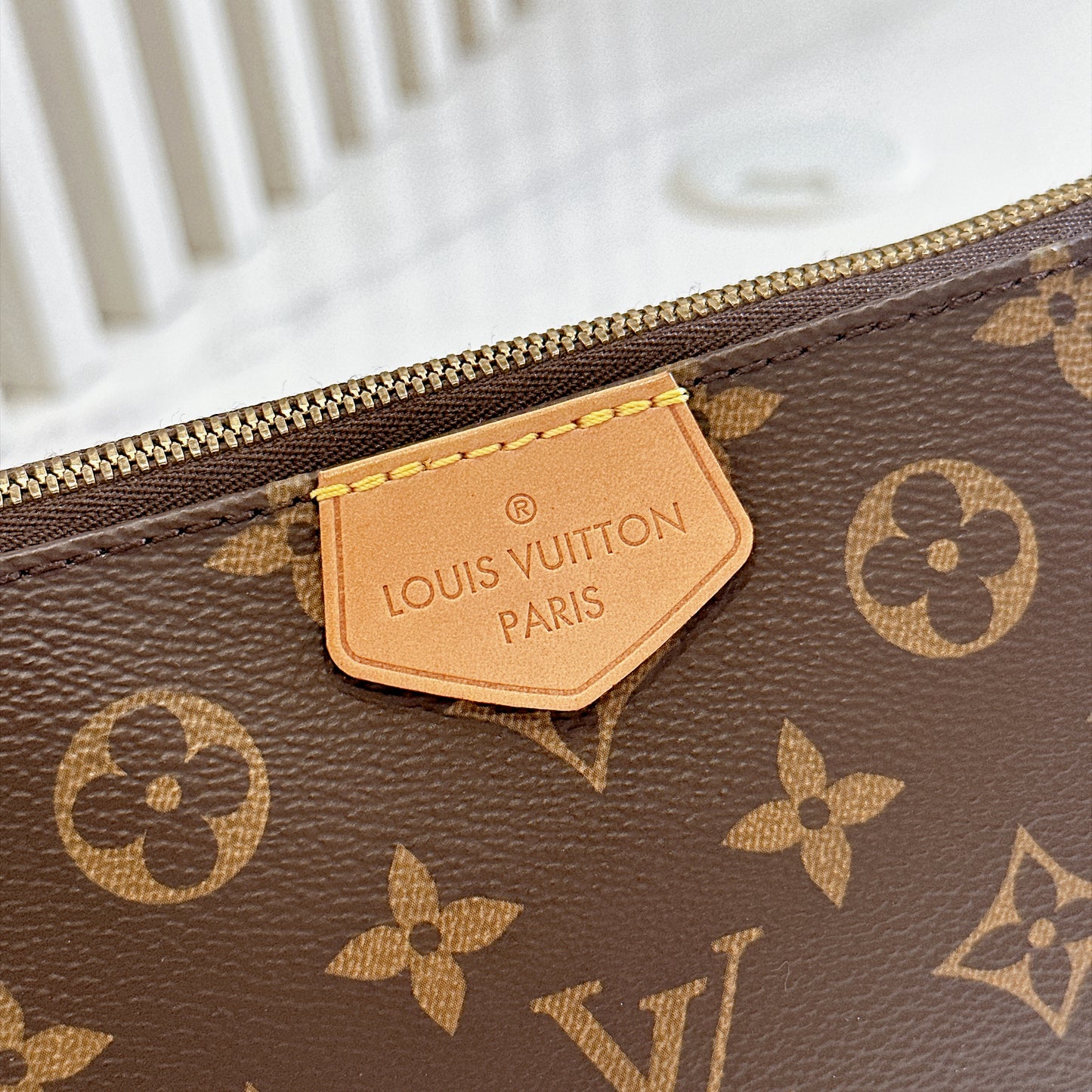 LV Monogram Multi Pochette in Pink Strap