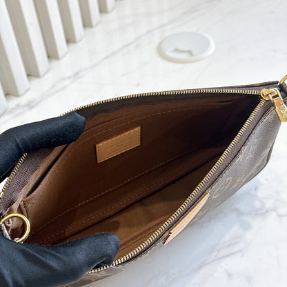 LV Monogram Multi Pochette in Pink Strap