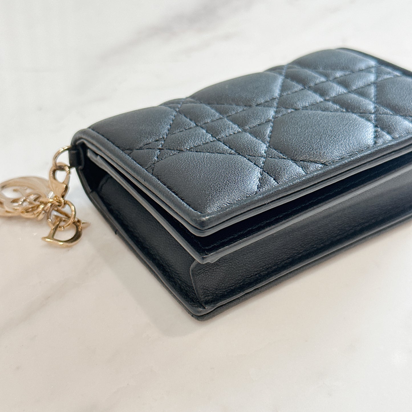 Lady Dior Wallet in Black