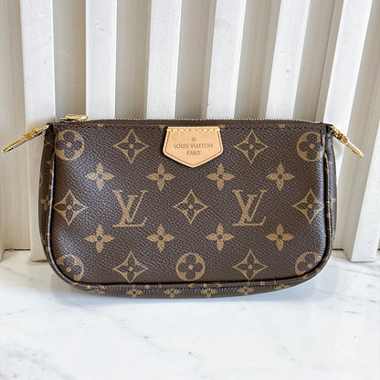 LV Monogram Multi Pochette in Pink Strap
