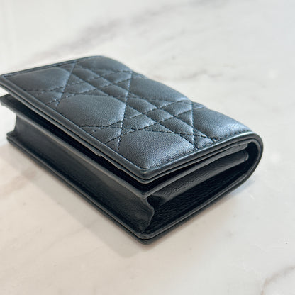 Lady Dior Wallet in Black