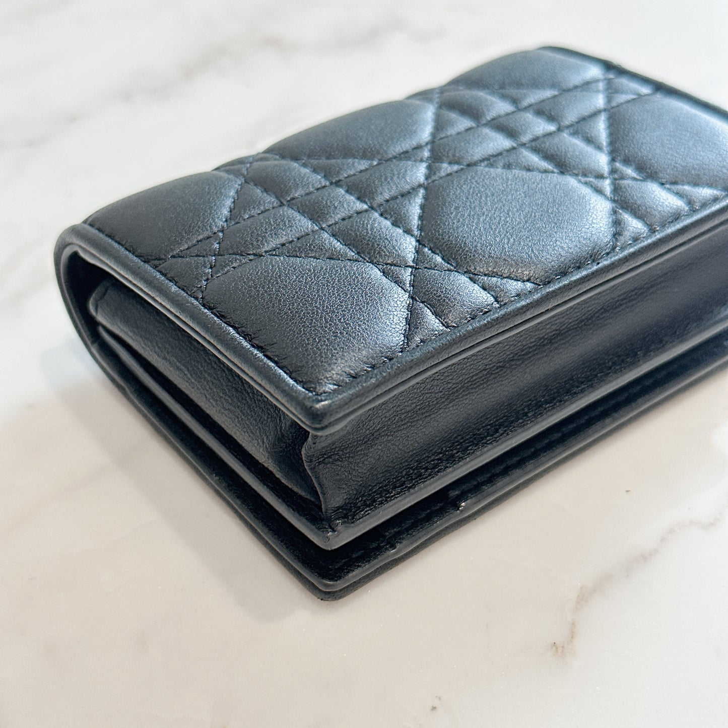 Lady Dior Wallet in Black