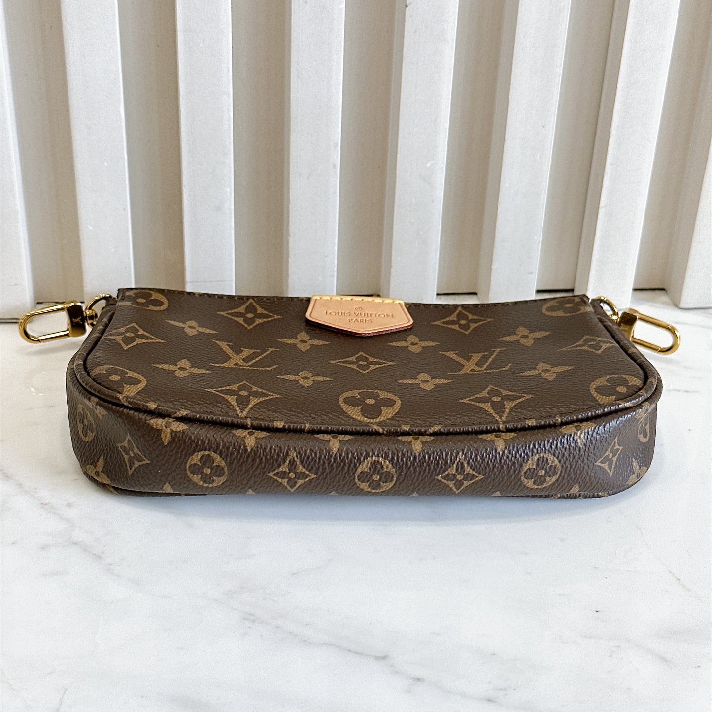 LV Monogram Multi Pochette in Pink Strap