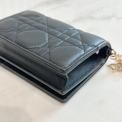 Lady Dior Wallet in Black