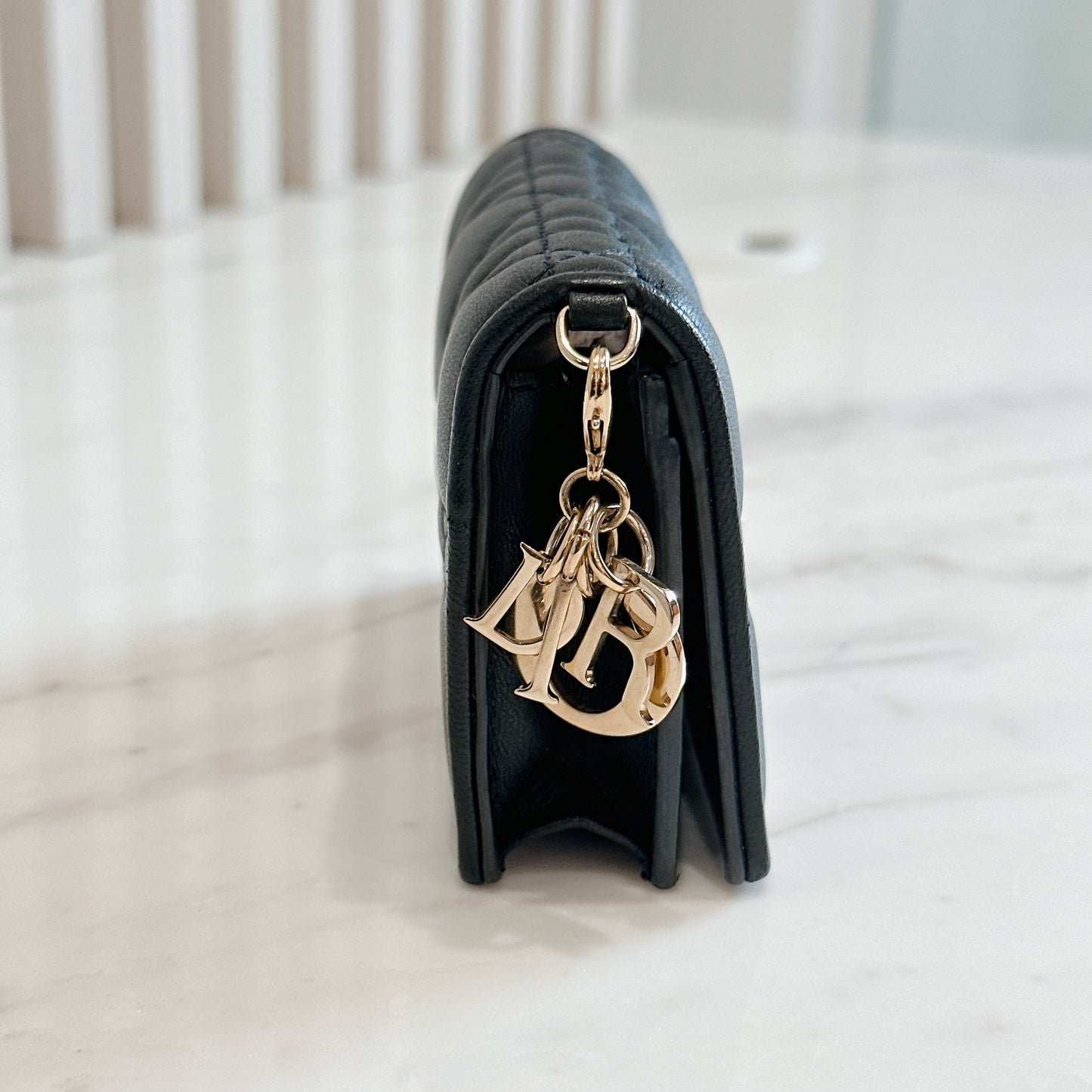 Lady Dior Wallet in Black