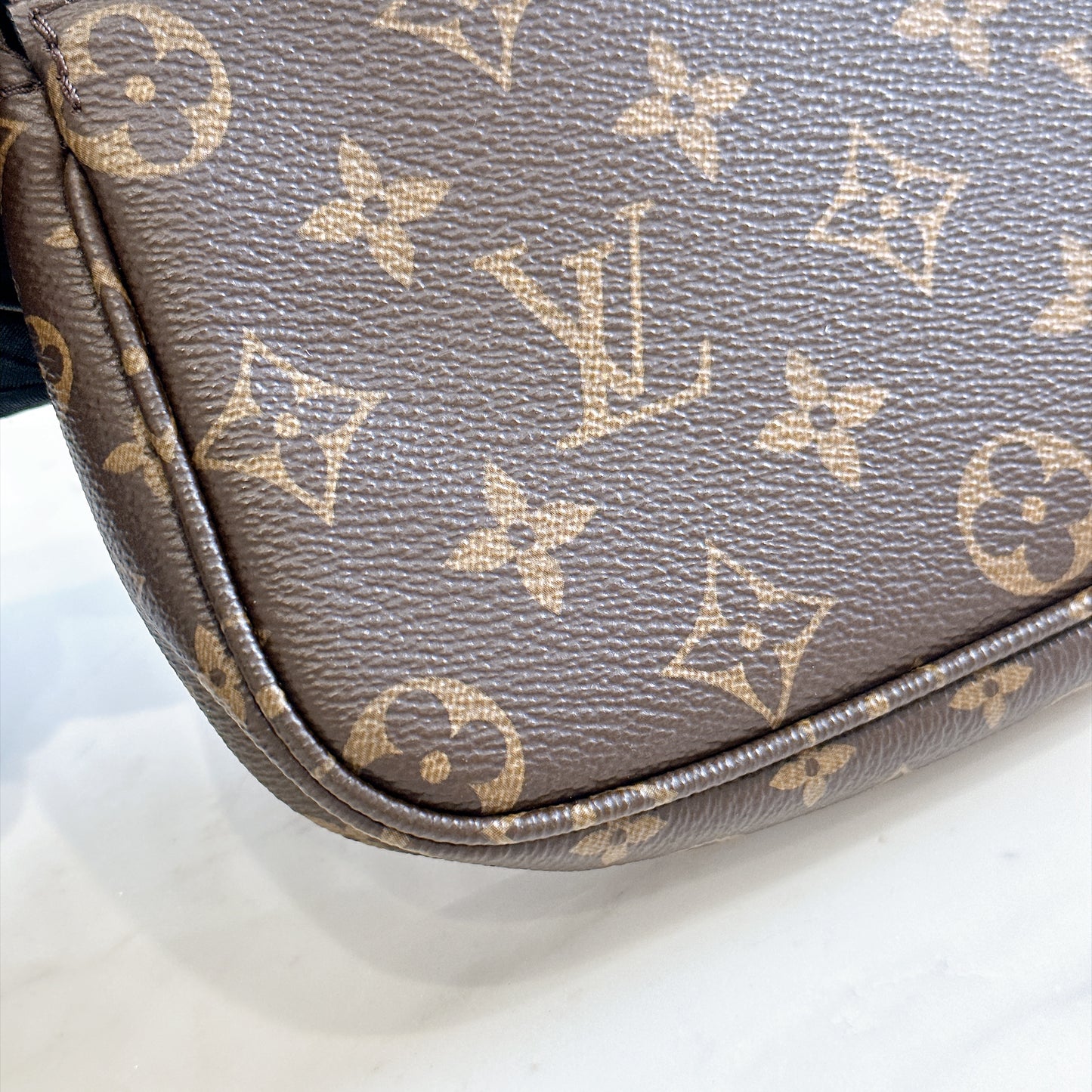 LV Monogram Multi Pochette in Pink Strap