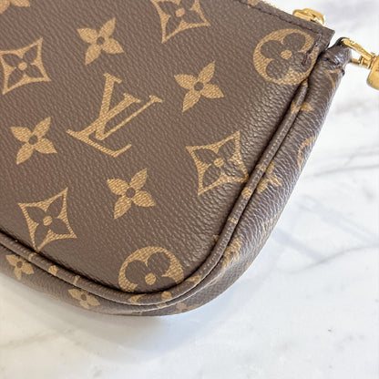 LV Monogram Multi Pochette in Pink Strap